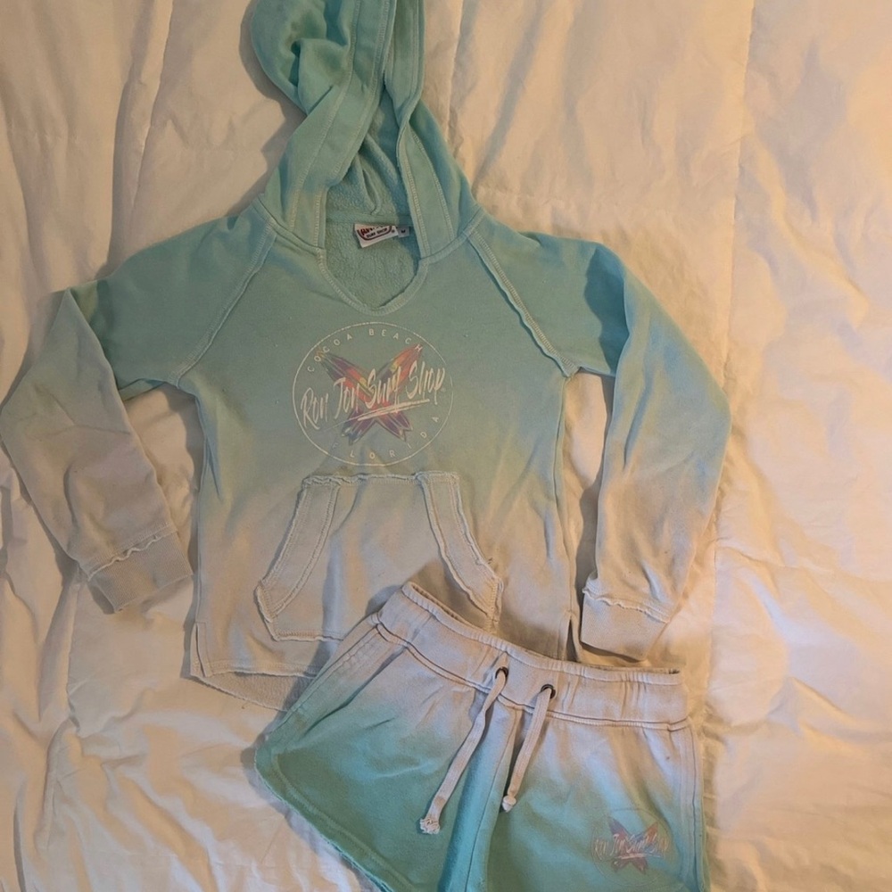 Girls shorts and hoodie beach set Ron Jon